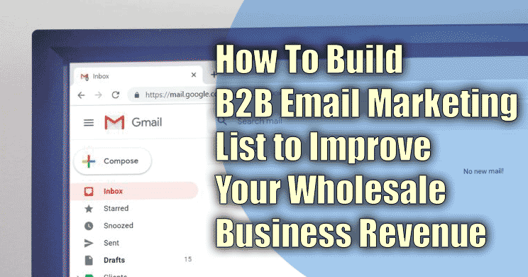 How to build B2B email marketing list to increase revenue
