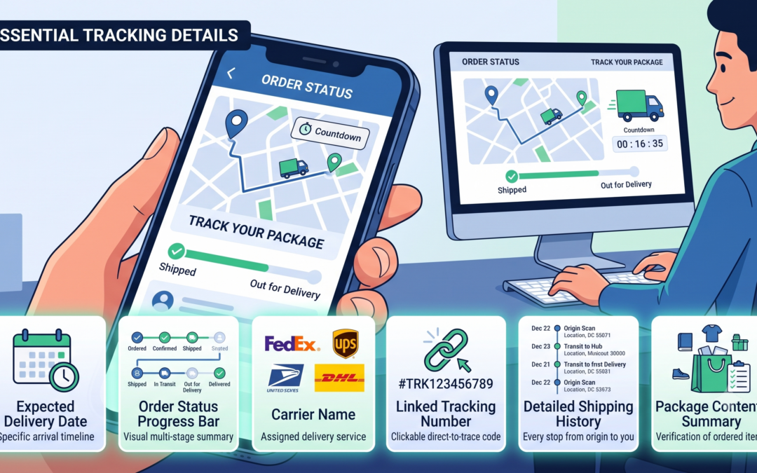 6 Essential Order Tracking Details Your Ecommerce Site is Probably Missing
